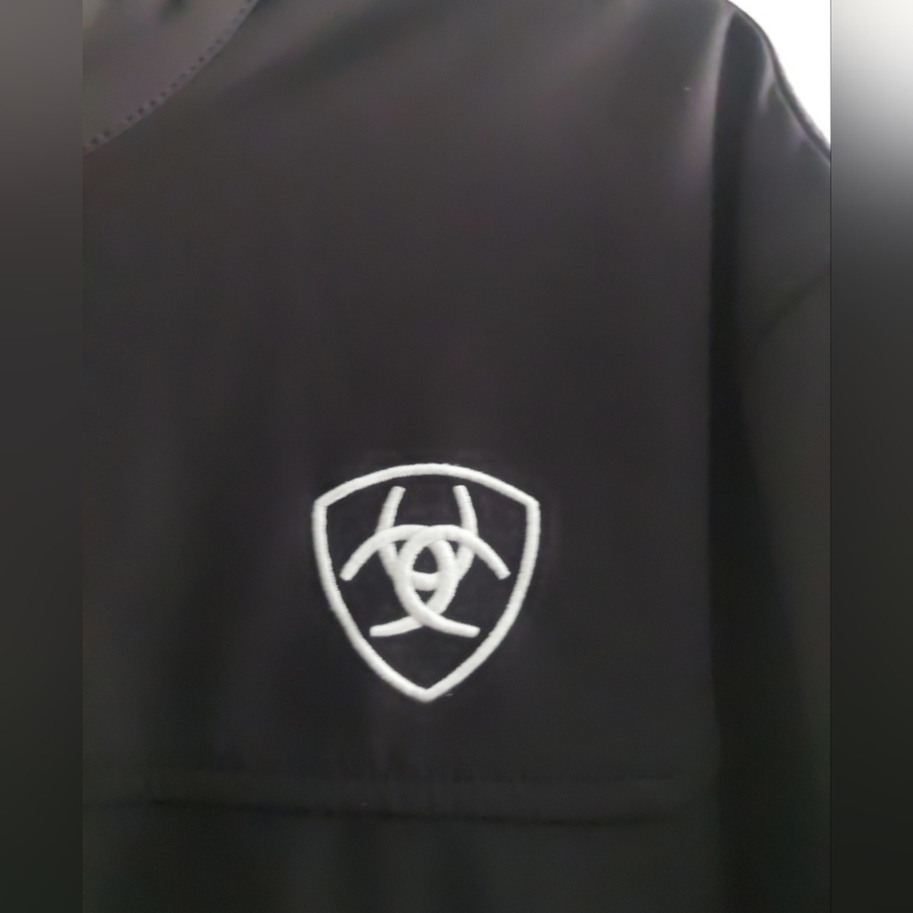 Ariat Soft Shell Performance Jacket Zip Up Black … - image 8